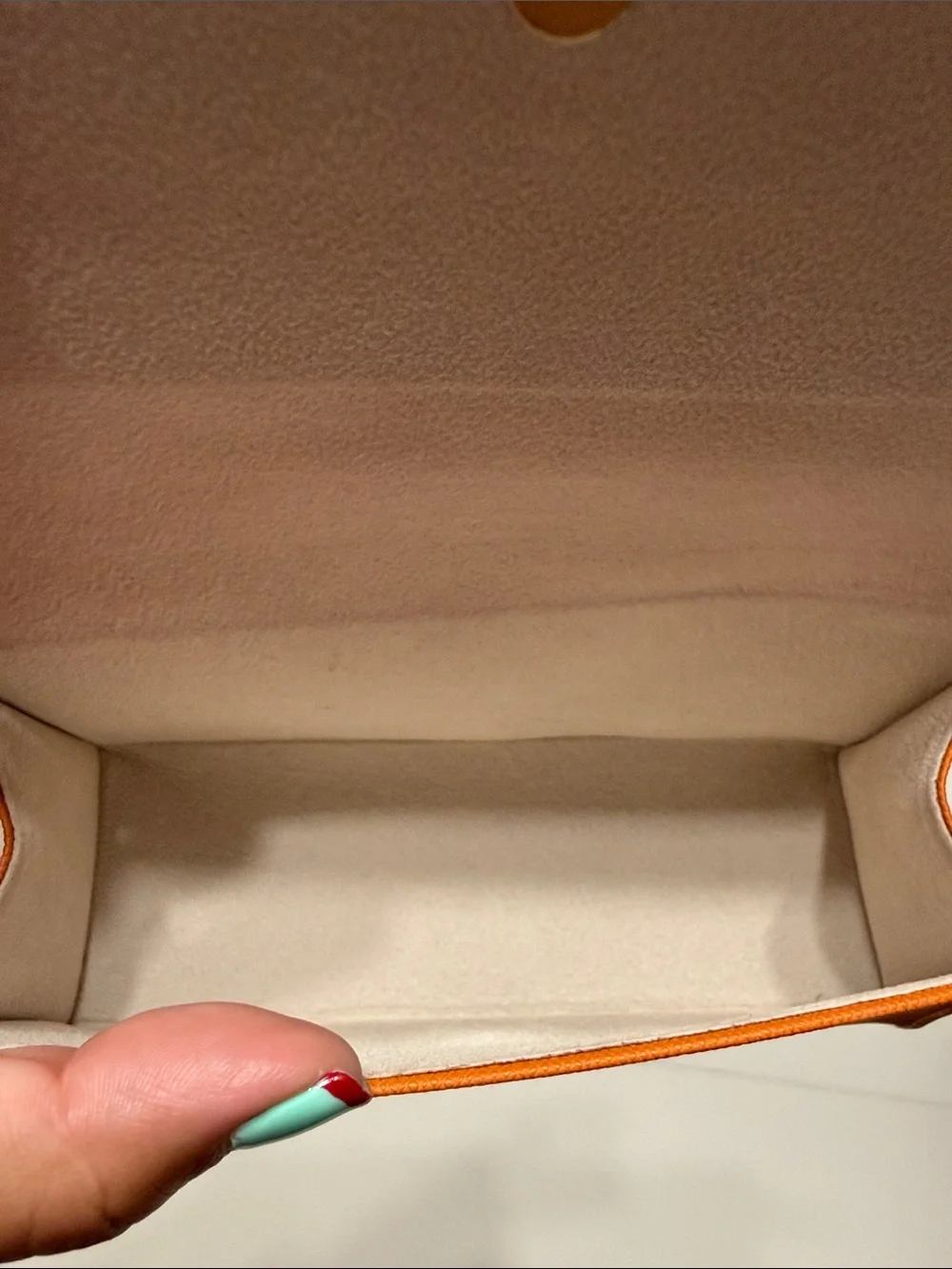Tory Burch Orange Sunglasses Case Only